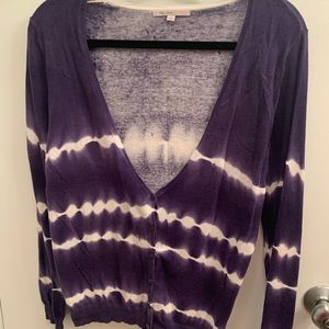 GAP tie dye light sweater cardigan